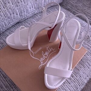 Christian Louboutin Movies Jane Sandal - Bianco